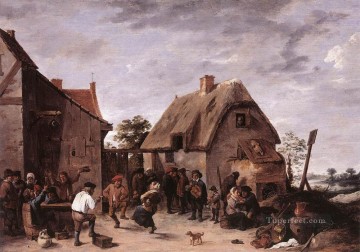 David Teniers the Younger Painting - Flemish Kermess 1640 David Teniers the Younger
